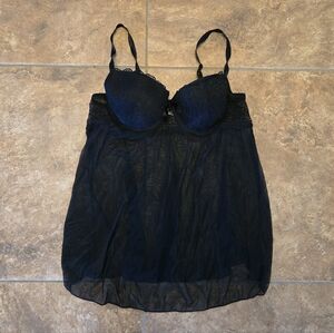 Black | TRACY | Babydoll Lingerie Nightie